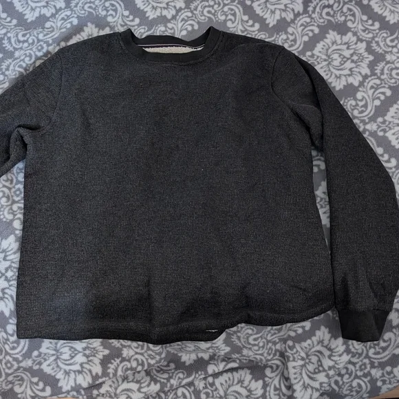 Men's Charcoal Crewneck Sweater - Picture 1 of 2